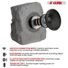 5 Core Rock Speaker Outdoor Waterproof Bluetooth Garden Speakers Solar & USB Charging RGB Colors for Patio Pool & Home
