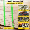 VEVOR Ratchet Tie Down Straps, 2'' x 15.6' Heavy Duty Ratchet Straps with Snap Hooks, 4000 lbs Working Load