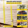 VEVOR Ratchet Tie Down Straps, 2'' x 15.6' Heavy Duty Ratchet Straps with Snap Hooks, 4000 lbs Working Load
