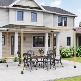 8PCS Pergola Kit (Option: Black-410x310x520 mm)